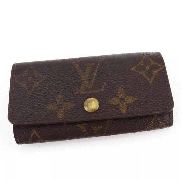 LOUIS VUITTON key case Monogram Monogram canvas Authentic used T18064 - Picture 1 of 9
